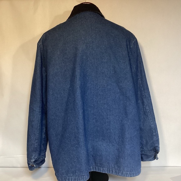 Big Ben Vintage Blanket lined Denim barn chore Utility Jacket mens 48 Long - Picture 10 of 15